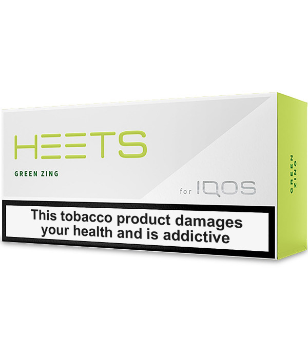 Heets Green Zing Label - Heets Sticks